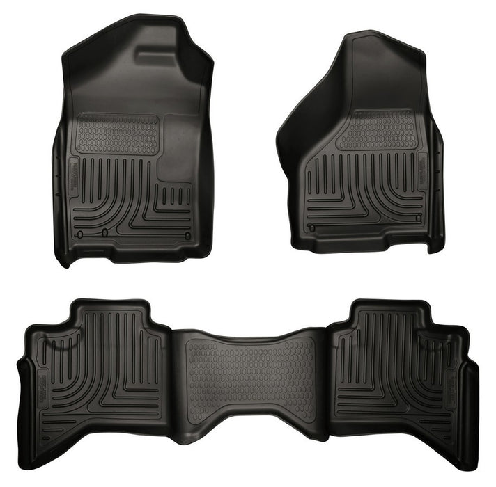 Husky Liners HSK99011 09- Ram 1500 Quad Cab Front/2nd Seat Liners