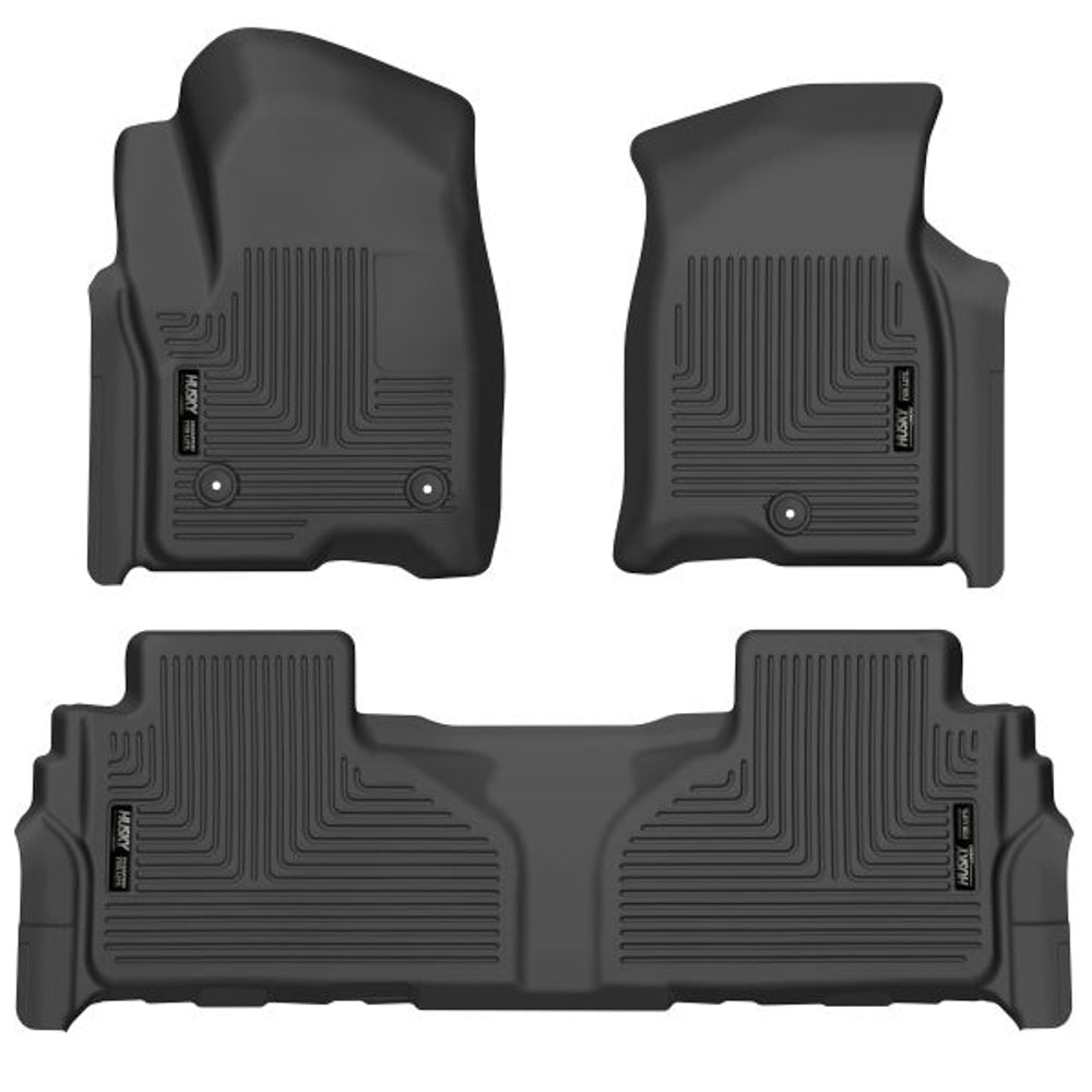 Husky Liners HSK99241 21- Chevy Tahoe Floor Liner Front/2nd Row Blk