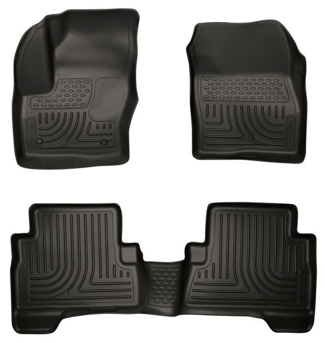 Husky Liners HSK99741 13- Ford C-Max Front/ 2nd Floor Liners Black