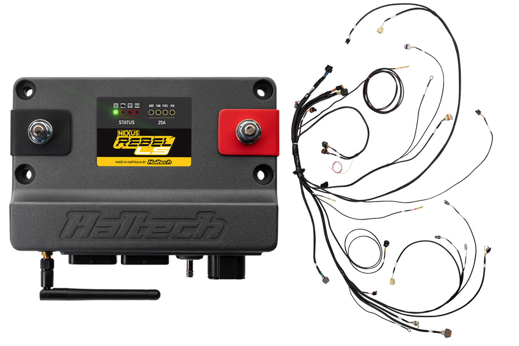 Haltech HTHHT-220204 Nexus Rebel LS Kit w/DBW Throttle EV6 Inj.