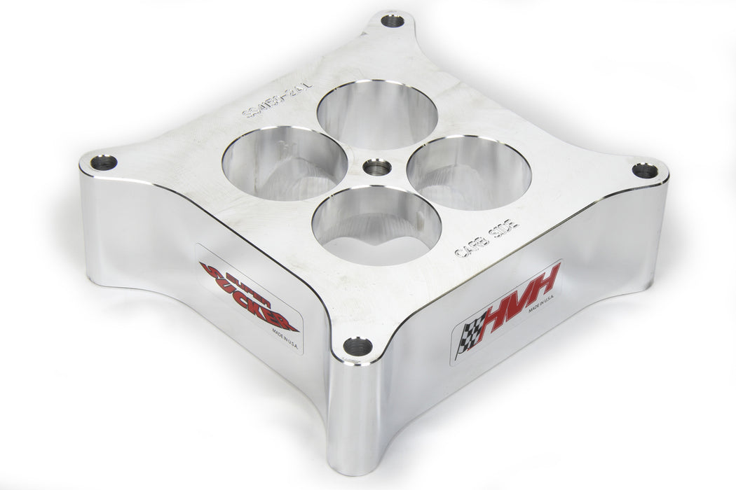 High Velocity Heads HVHSS4150-2AL 2in. Super Sucker Alm. Carb. Spacer - 4150