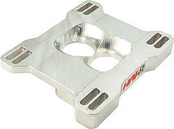 High Velocity Heads HVHSS4412-2AL 1in. Super Sucker Alm. Carb. Spacer - 2BBL.