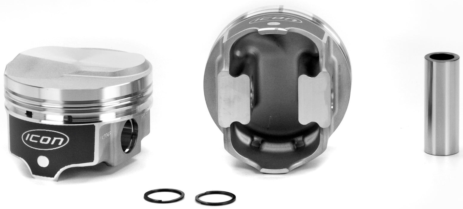 Icon Pistons ICNIC10007-.040 BBC Dome Piston Set 4.165 Bore +17cc