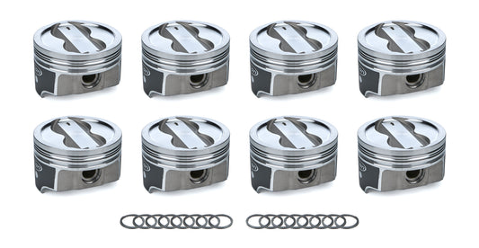 Icon Pistons ICNIC10011.030 SBC Dish FHR Piston Set 4.030 Bore -18cc