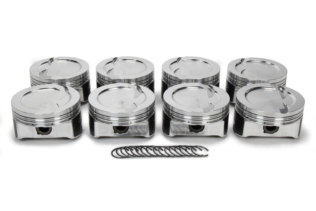 Icon Pistons ICNIC553C.030 LS 6.0/6.2L Dish Forged Piston Set 4.030 Bore