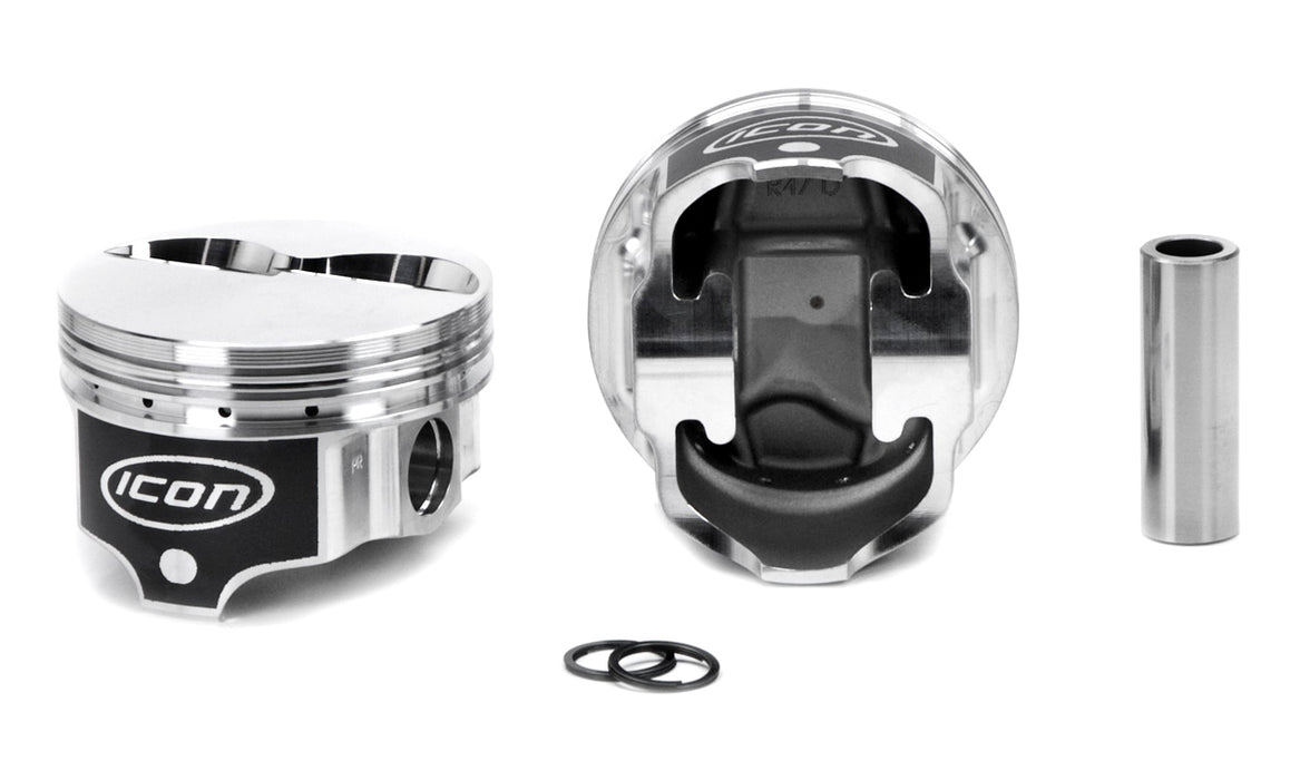 Icon Pistons ICNIC719.030 SBF FT Forged Piston Set 4.030 Bore -4.8cc