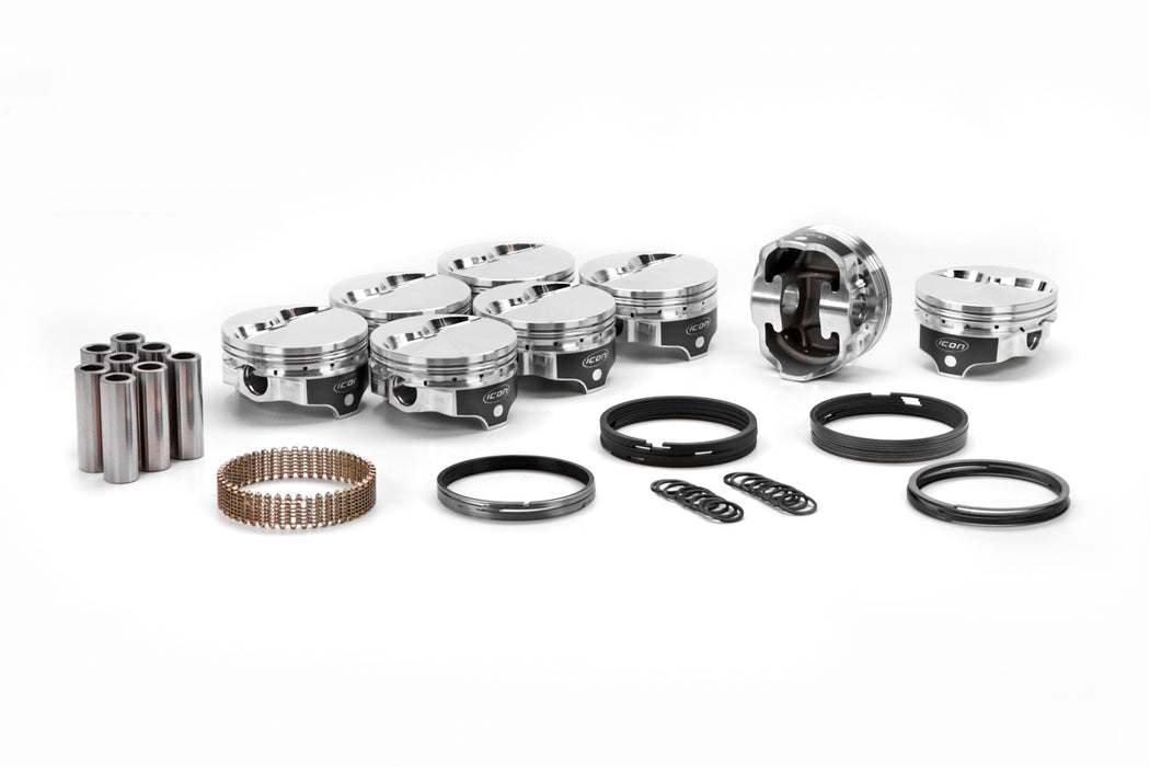 Icon Pistons ICNIC720.030 SBF FT Forged Piston Set 4.030 Bore -5.3cc