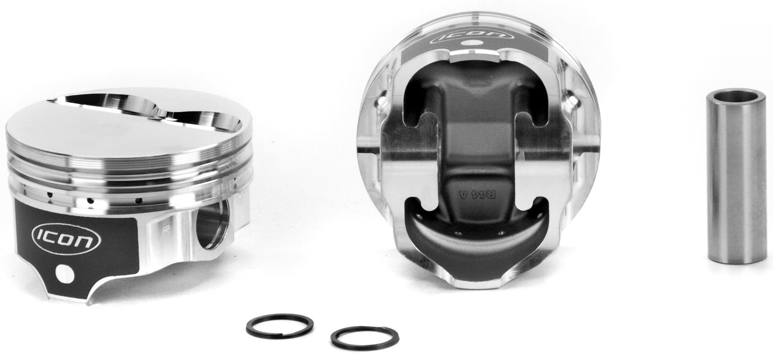 Icon Pistons ICNIC744.030 SBM FT Forged Piston Set 4.030 Bore -5cc