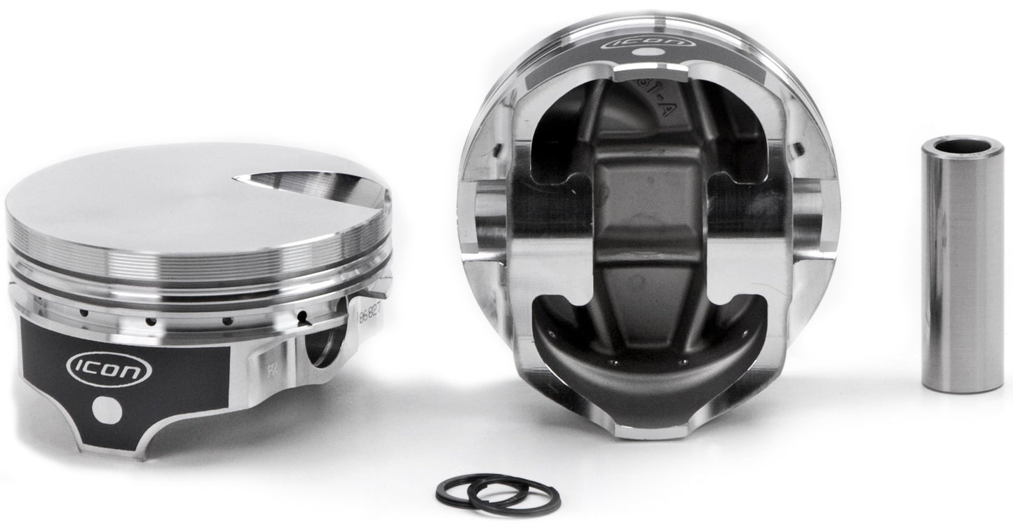 Icon Pistons ICNIC785.060 BBC FT Forged Piston Set 4.310 Bore -3.0cc
