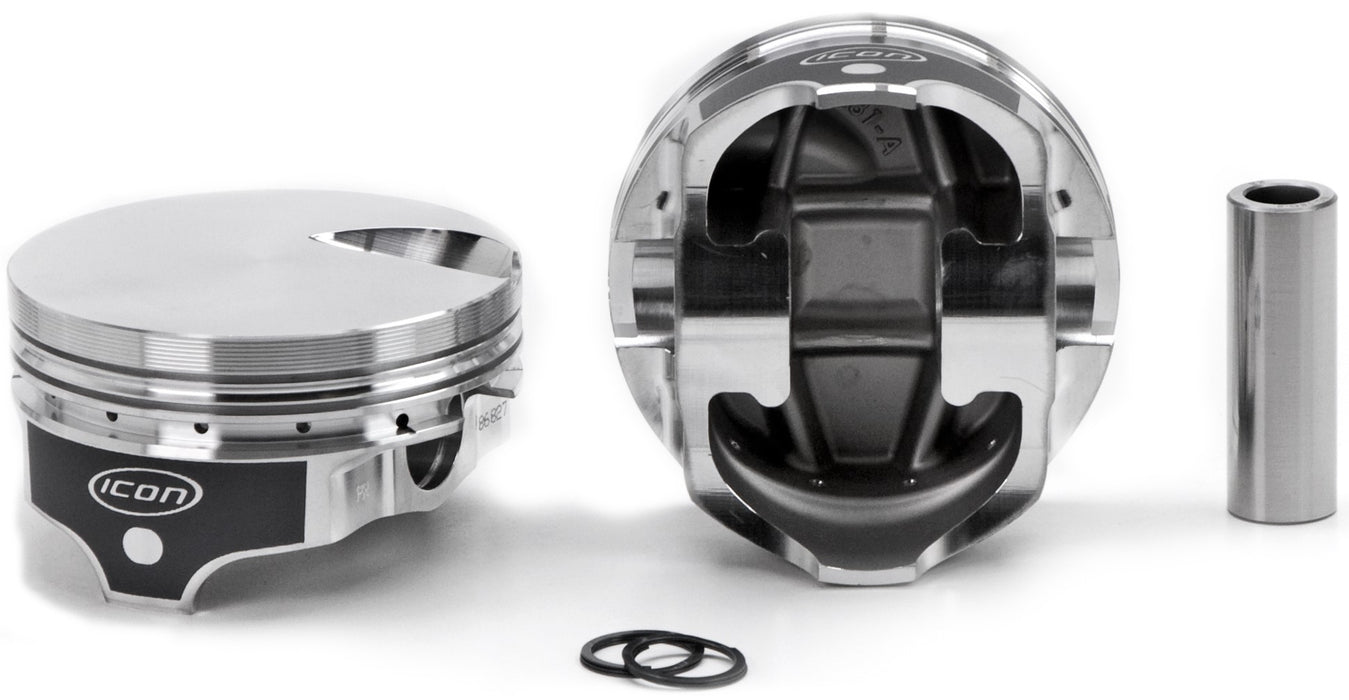 Icon Pistons ICNIC785.060 BBC FT Forged Piston Set 4.310 Bore -3.0cc