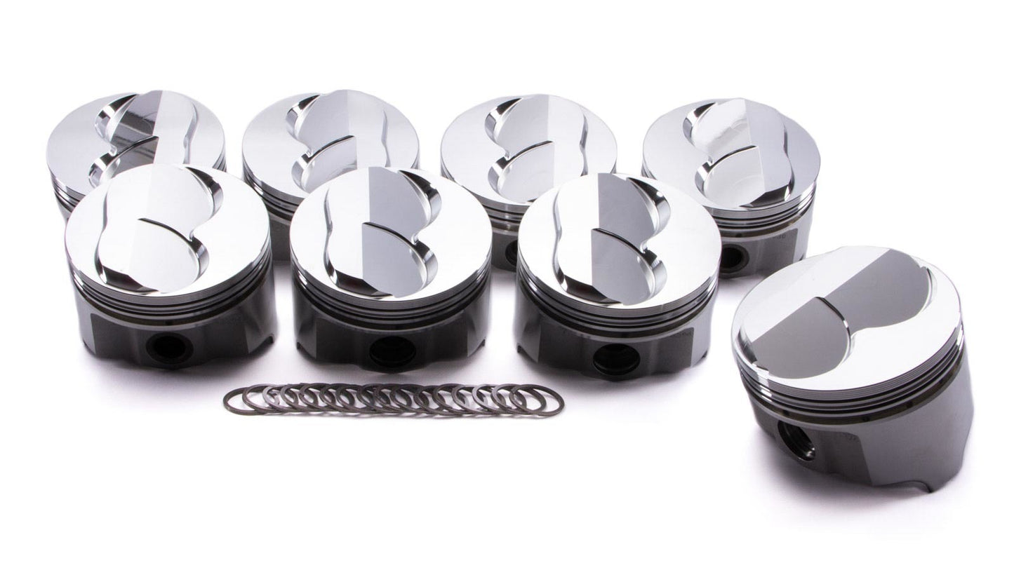 Icon Pistons ICNIC802.030 SBC Forged Domed Piston Set 4.030 Bore