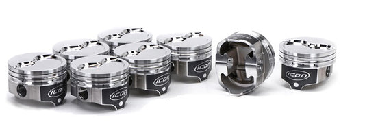 Icon Pistons ICNIC840.040 BBM Dished Piston Set 4.360 Bore -23.7cc