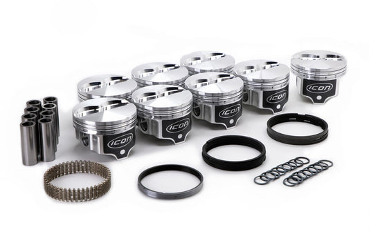 Icon Pistons ICNIC864.017 BBF FE FT Piston Set 4.233 Bore -4.5cc