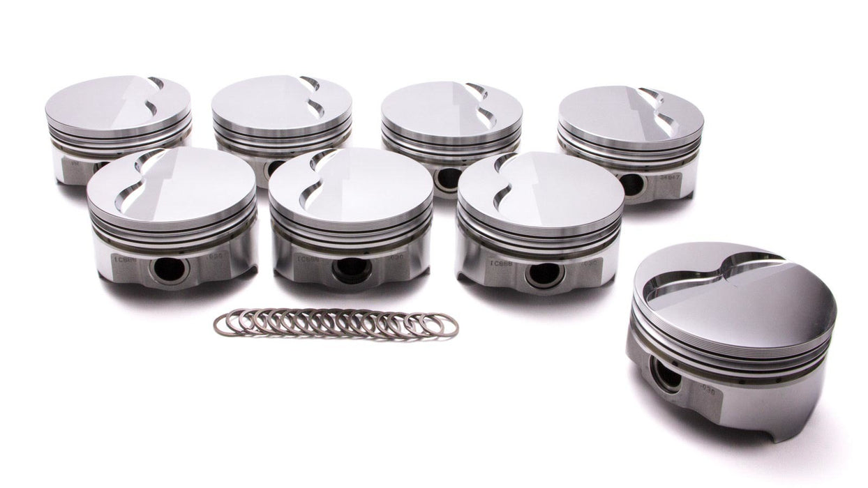 Icon Pistons ICNIC888.030 Pontiac 455 Forged F/T Piston Set 4.180 -5.5cc