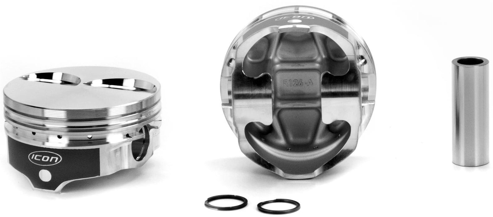 Icon Pistons ICNIC941.060 Pontiac V8 FT Piston Set 4.185 Bore -4.30cc