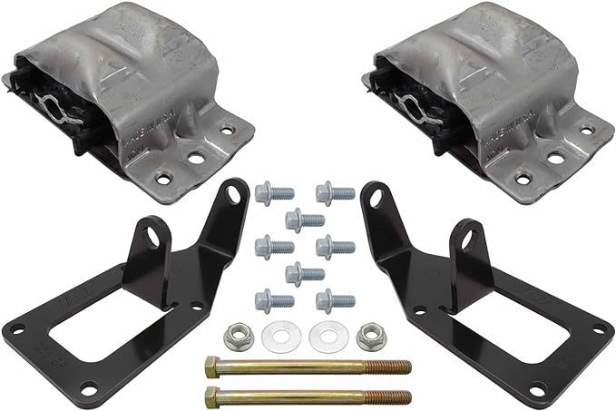 Ict Billet ICT5510-KIT551EM 88-98 Chevy 2WD P/U LT Swap Engine Mount Kit