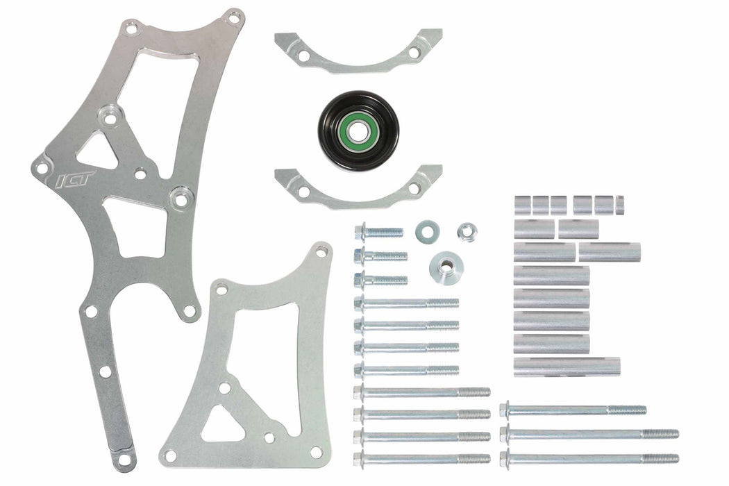 Ict Billet ICT551127-3 PS AC LS Swap Bracket 96-98 Vortec HT6 AC Cmp
