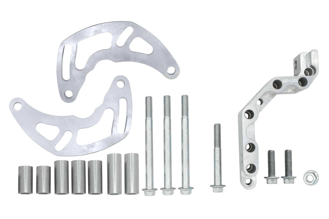 Ict Billet ICT551177LS0-3 Alternator Bracket Low Mount