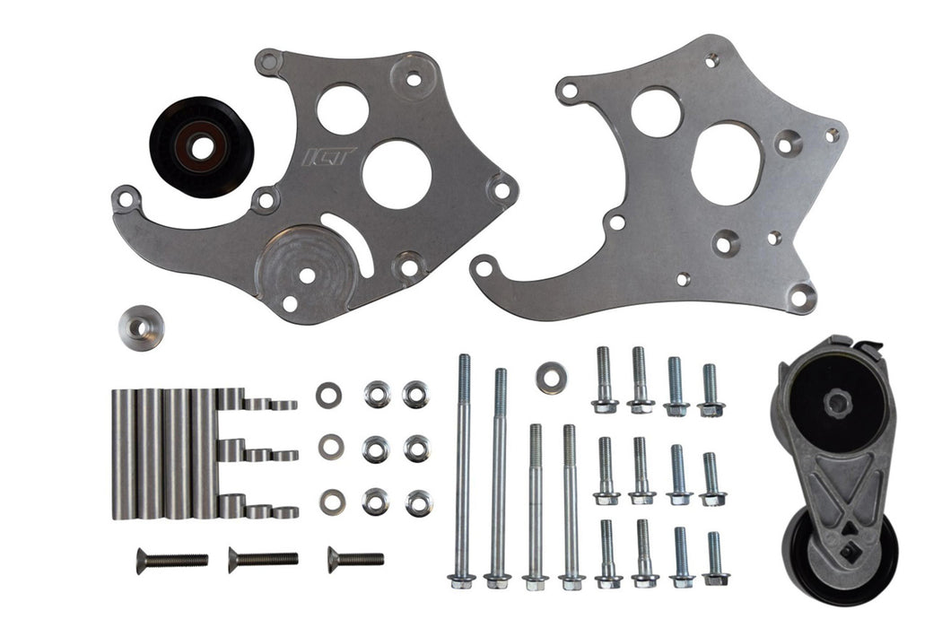 Ict Billet ICT551474-3 Sanden 508 LS Truck A/C Compressor Bracket Kit
