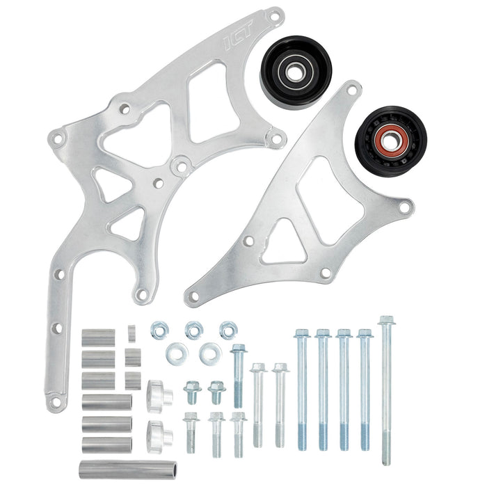 Ict Billet ICT551519XL-3 Alternator/Power Steer Bracket Kit