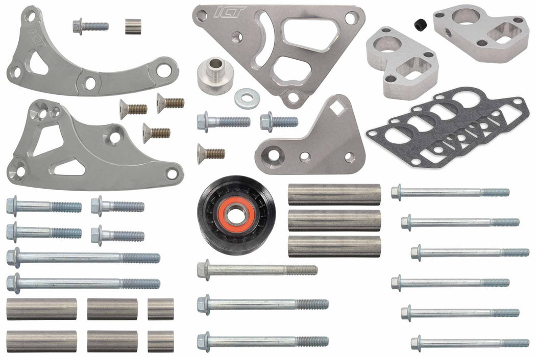 Ict Billet ICT551573LS0WP-3 Truck Turbo Alternator Bracket Kit