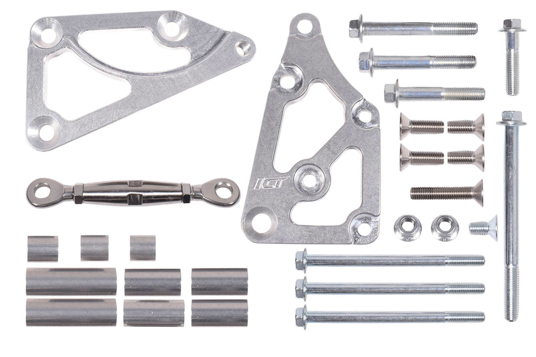 Ict Billet ICT551799-3 LS Truck Passenger Alter nator Relocation Bracket