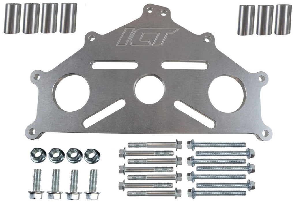 Ict Billet ICT551897 Engine Safe Stand Adapte r Plate Chevy LS1 Durama