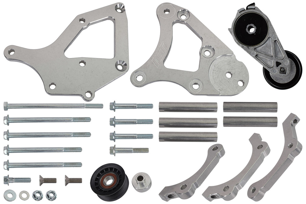 Ict Billet ICT551940-3 LS Truck A/C Compressor Relocation Bracket Kit