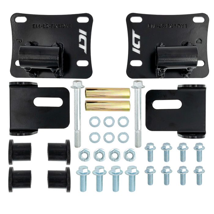 Ict Billet ICTEM-LS-FXBDY1 Engine Mount LS Fox Body