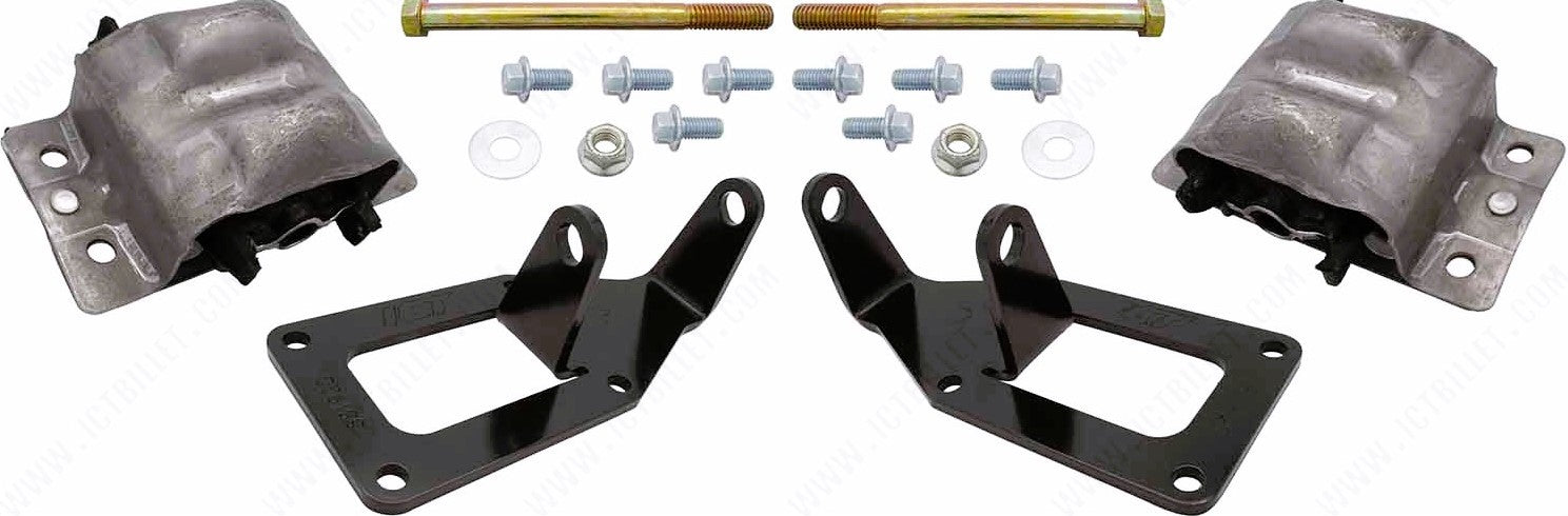 Ict Billet ICTEM-LS-GBDY1 78-88 GM G-Body LS Swap Engine Mount Kit