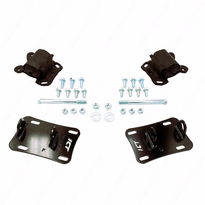 Ict Billet ICTEM-LT-2S10 GM S10 LS Swap Engine Mount Kit 82-05 L83 LT1