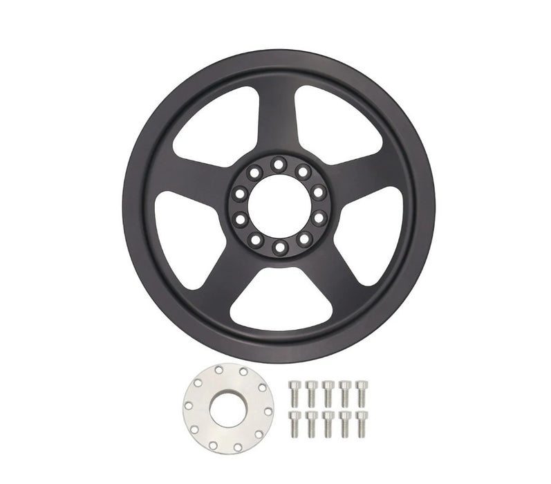 Ict Billet ICTPUL300-RB6-PS60 LS Power Steering Pump Pulley and Hub Truck