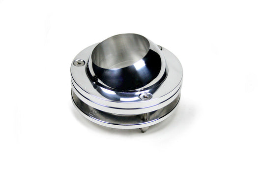 Ididit IDI2401550040 2in Polished Swivel Ball Floor Mount Chrome Colum