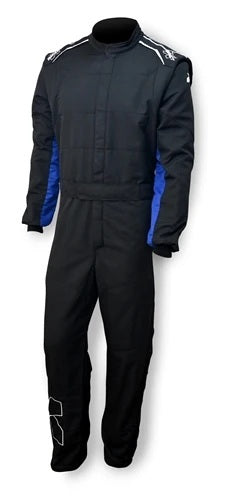 Impact Racing IMP23011806 Suit Axis 2.4 1pc XXX- Large Black/Blue