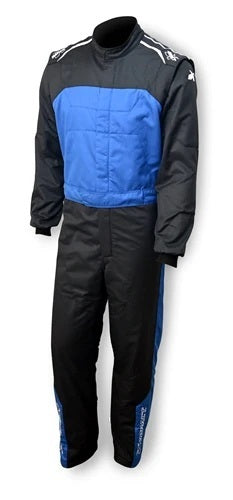Impact Racing IMP24232306 Suit Racer 2.4 1pc Small Black/Blue