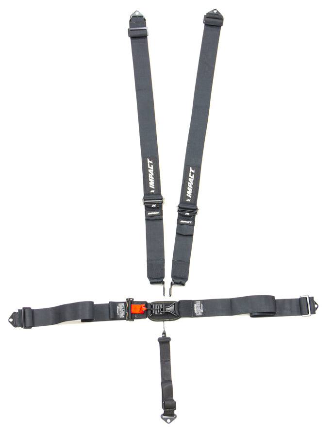 Impact Racing IMP51111111 5-PT Harness System L&L Ind Shoulder Pull Down