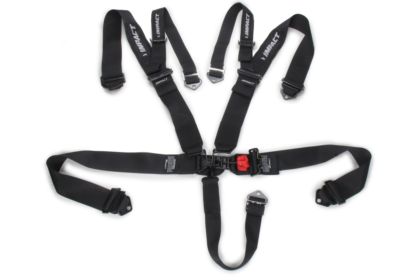 Impact Racing IMP51111111HANS-1 5-pt Harness System L&L w/HANS Double Shoulder