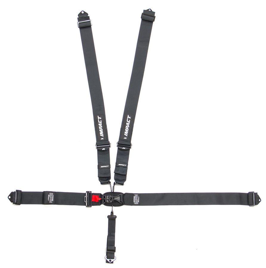 Impact Racing IMP51112116 5-Pt Harness System LL Pull Down NASCAR