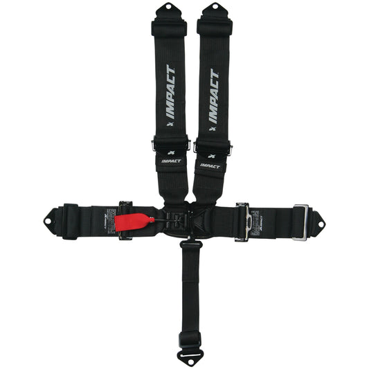 Impact Racing IMP53111111 Restraint 5pt 3in L&L P/D Lap Ind Shldr