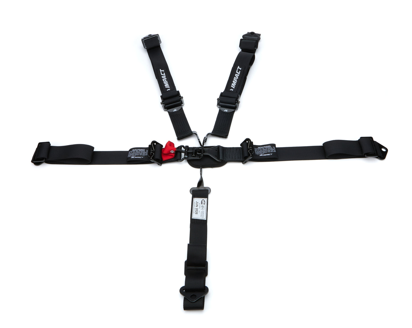 Impact Racing IMP53112222 Restraint 5-PT L/L 2in P/D Both Lap Ind Shldr