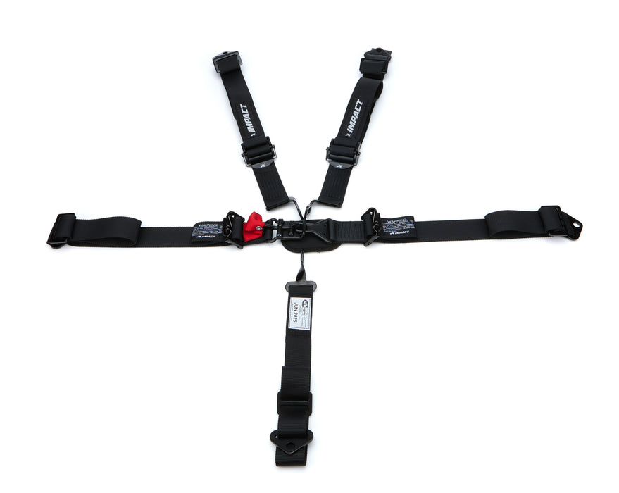 Impact Racing IMP53112222 Restraint 5-PT L/L 2in P/D Both Lap Ind Shldr
