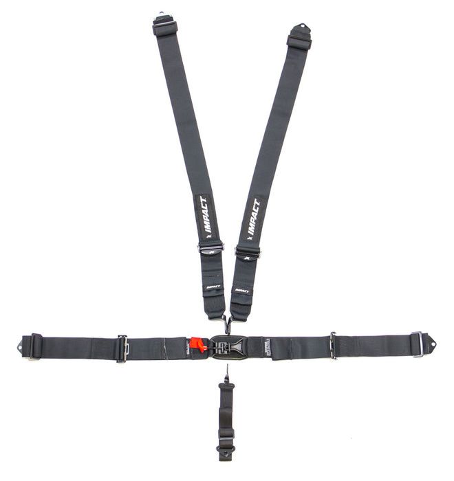 Impact Racing IMP54111111 5pt Harness L/L P/U Ind Shldr Dual Lap Adj.