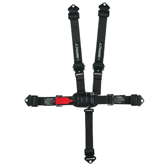 Impact Racing IMP54112222 Restraint 5-Pt L/L 2in P/UBoth Lap Ind Shldr