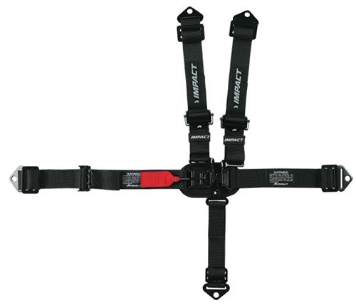 Impact Racing IMP54116651 5-pt Jr Harness L/L Ind Shoulder P/U W/A QM belt