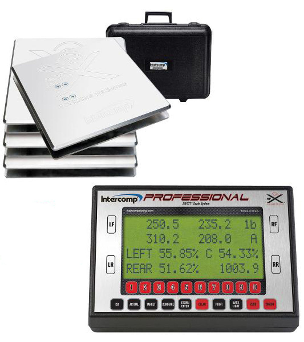 Intercomp INT170322 SW777 Pro Kart Scales Wireless - Bluetooth