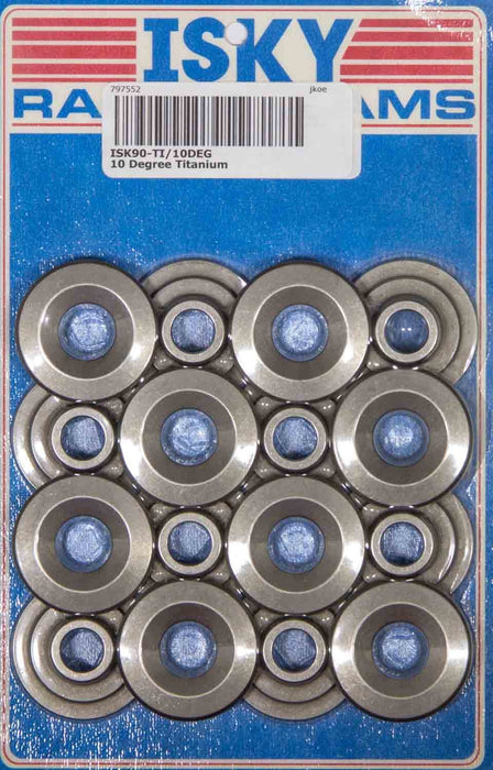 Isky Cams ISK975-TI Titanium Retainers - 7 Degree