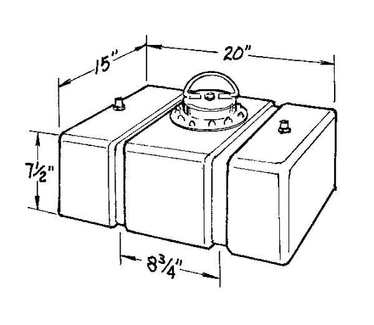 Jaz JAZ200-008-01 8-Gallon C/T Fuel Cell