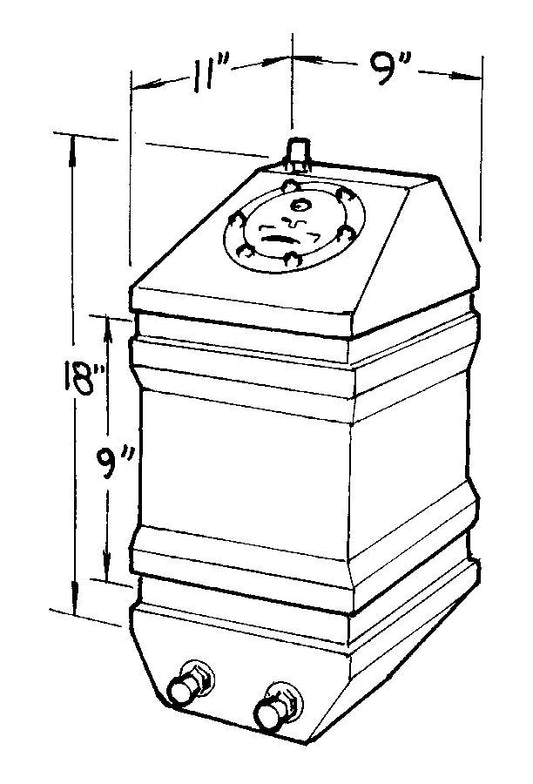 Jaz JAZ250-105-01 5-Gallon Drag Race Cell