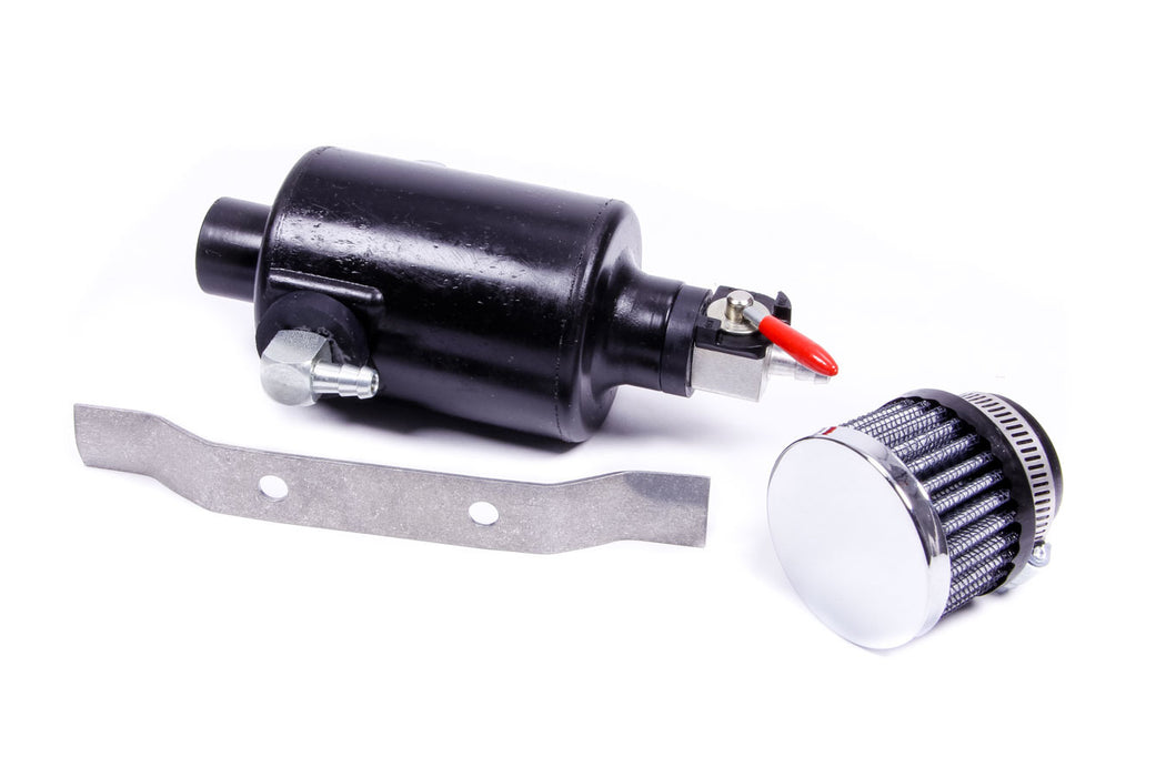 Jaz JAZ605-325-01 Black Mini Breather Tank w/1/4in Fittings