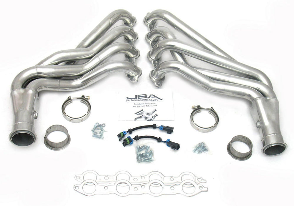 Jba Performance Exhaust JBA6813SJS Headers - 2010 SS Camaro - Long Tube Silver